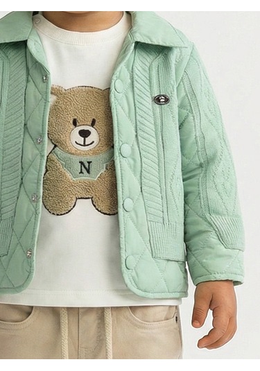 Xo Kids Erkek Çocuk 3lü Alt Üst Takım 1-3 Yaş 11201 Mint