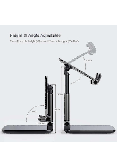 Ayarlanabilir Cep Telefonu Tutucu Masaüstü Standı İphone Uyumlu Ipad Tablet Katlanabilir Destek