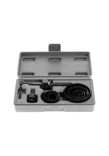 11 Parça Panç Seti Ağaç Kesme Testere Matkap Ucu Takımı Alçıpan Tavan Kesme