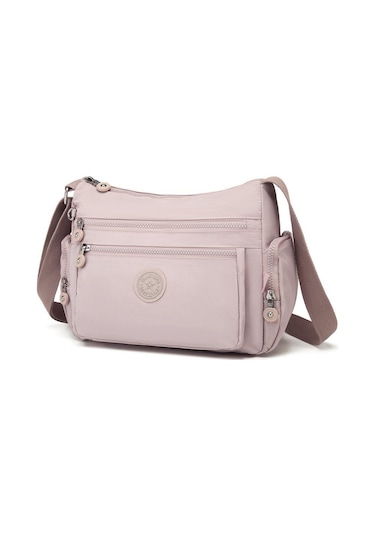 Krinkıl Kumaş Kadın Postacı Çantası Smart Bags 1115 Kum