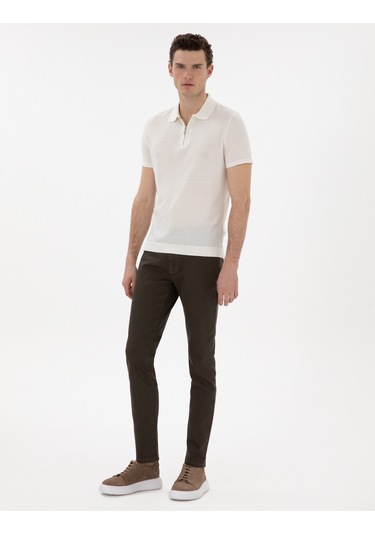 Pierre Cardin Erkek Ekru Kazak /triko 50303605-vr019 Ekru