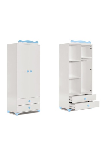 Patiko Sahra 970 2 Kapılı Bebek Odası Takımı Mavi