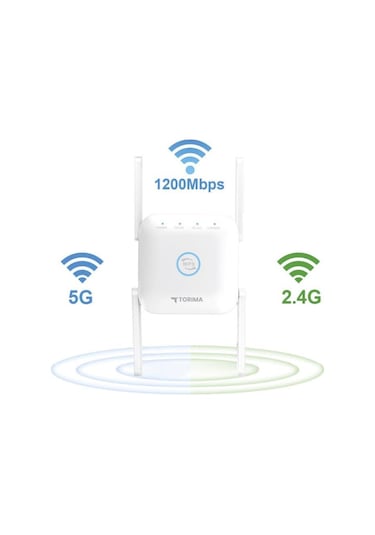 Torima AC24 Wifi Pro Sinyal Yakınlaştırıcı Router Beyaz