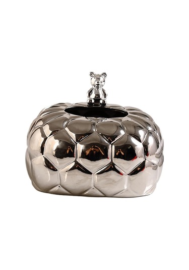 Suntek Tablolar Araba Ofis Argent Için Seramik Mendil Tutucu