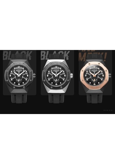 Sones Yazole 281 Çift Dijital Kadranlı Basit Retro İş Çift Kuvars Saat Büyük Siyah Tepsi Siyah Kemer