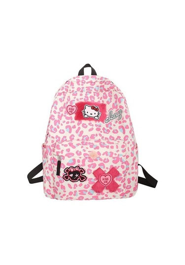 Karikatür Sevimli Öğrenci Okul Çantası R5ysyj Pembe