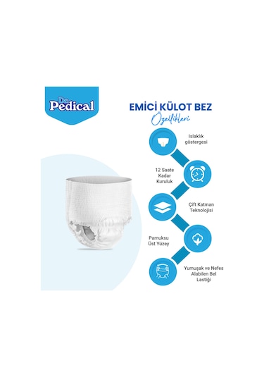 Dr.pedical Emici Külot Hasta Bezi Xl-extra Large Beden 90 Adet XL