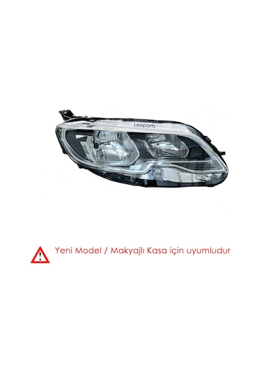 Leoparts Peugeot 301 Far Lambası Sağ Makyajlı Kasa 2017-2019 9817296980