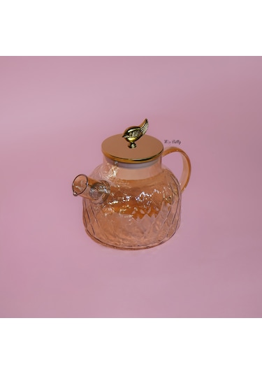 Bellisima Kare Desen Demlik Amber