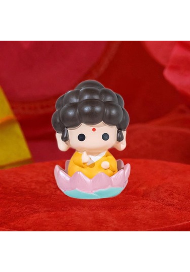 Suntek Otel Yatak Odası Oturma Için Buda Heykeli Prop Küçük