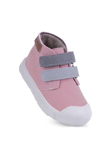 Kaptan Junior Kız Bebek Çocuk Botu Ortopedik İlkadım Kaymaz Taban Bmlk 550 Pembe