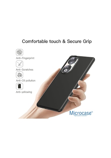 Honor 90 Elektrocase Serisi Silikon Kılıf - Siyah Al3340