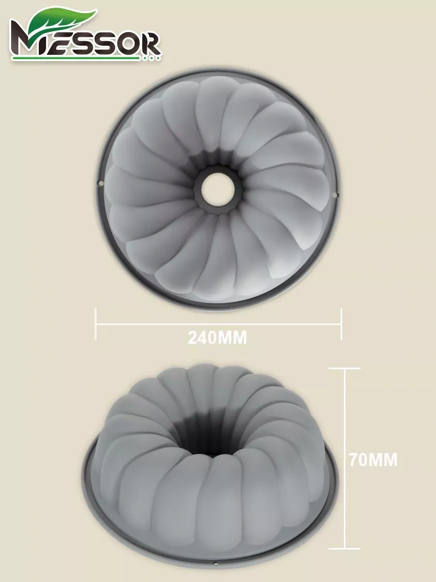 Messor Silikon Kek Ve Pişirme Kalıbı 216966047 Gri