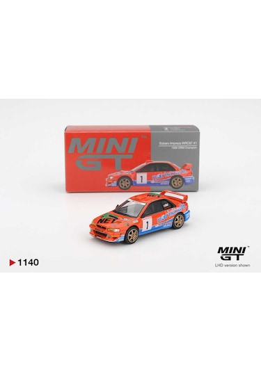 Mini Gt 1/64 1140 Subaru Impreza Wrc97 1 1999 Drm Champion