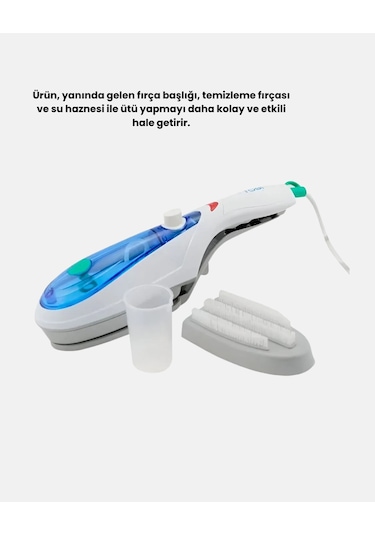 1500w Buharlı El Seyahat Ütüsü Kompakt, Taşınabilir, Her Kumaşa Uygun Beyaz