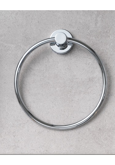 Tecno Havluluk, Yuvarlak, 21 Cm - Krom Krom