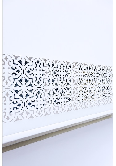 Lazer Stor Perde - Otantik Desen - Kalın Mat Model Beyaz