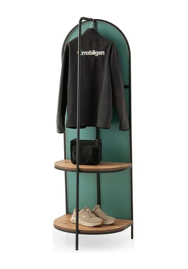 Mobilgen Siyah Askılıklı Boy Aynası Siyah