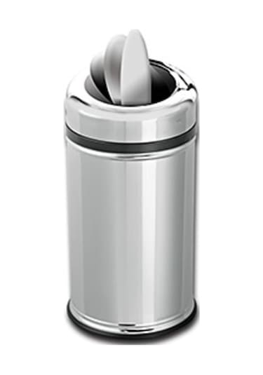 Pratik Kapaklı Paslanmaz Çöp Kovası 8 Lt Ft495