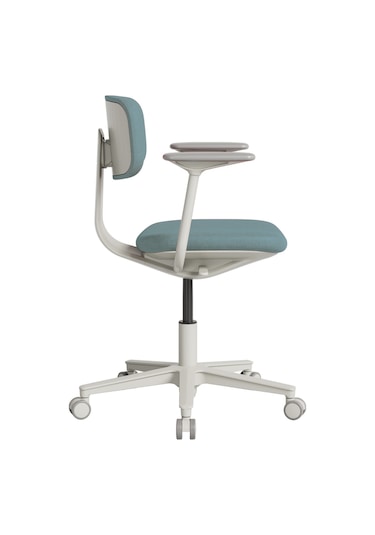 Tesla Comfort Çalışma Koltuğu Mavi - Yeşil Kumaş 61x74-86x60 Cm Yeşil