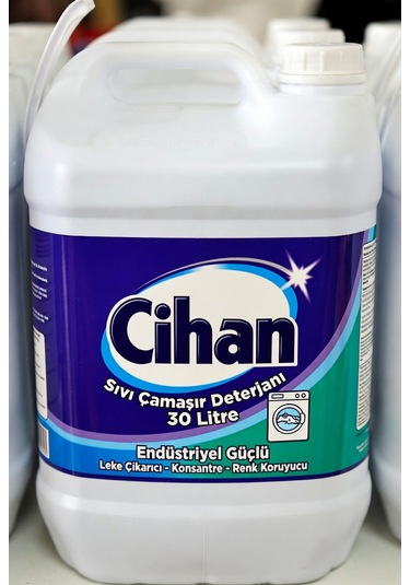 Cihan Çamaşır Makinesi Deterjanı Sıvı 30 Litre 30 KG