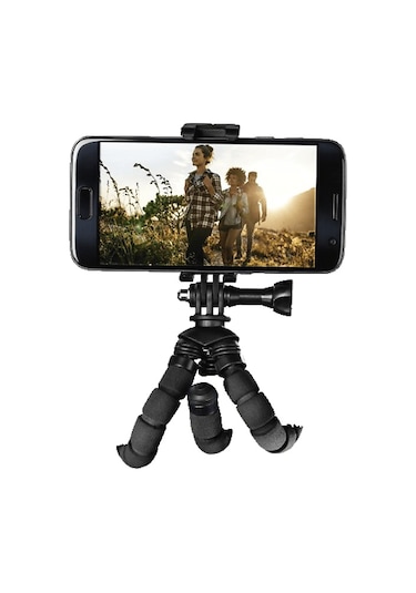 Hama Flex Akıllı Telefonlar ve Gopro Mini Tripod - Siyah