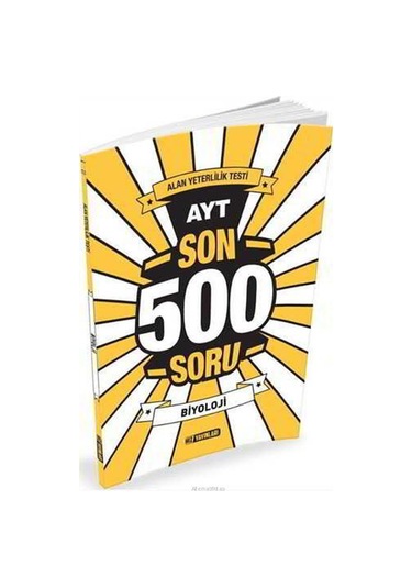 Hız Yayınları Ayt Son 500 Soru Biyoloji