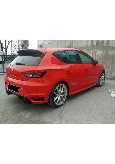 Seat Leon Mk3.5 Aero Marşpiyel Seti Mat Siyah Plastik 2017-2020