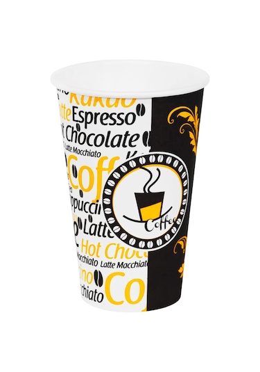 12 Oz Karton Bardak Kağıt Latte Bardağı 300 ml - 80 Adet