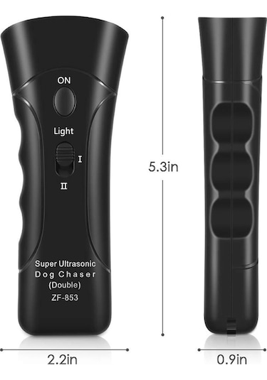 Çift Kafalı Taşınabilir El Pet Köpek Kovucu Kontrol Eğitim Cihazı Eğitmeni