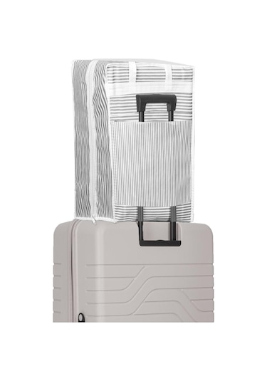 6 Bölmeli Seyahat Tipi Ayakkabı Hurcu Organizer Seyahat Eşya Saklama Çantası Plaj Çantası Organizer Gri