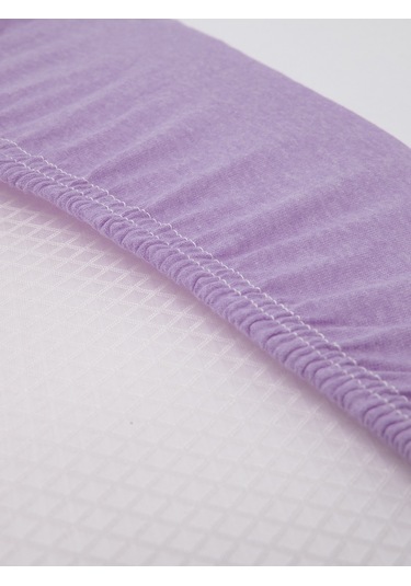 Favora Battal Boy Lastikli Penye Çarşaf - Lila