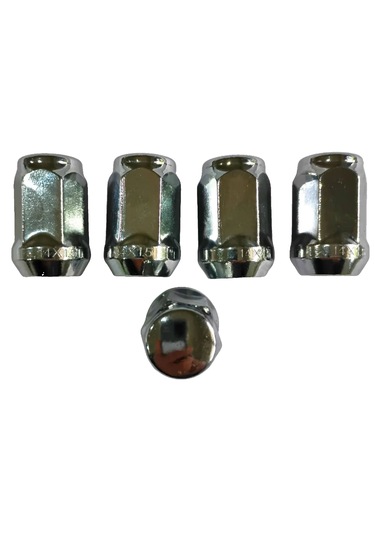 Bijon Somunu Krom Kaplı M14x1.5 - Aa 19mm Boy 35 Mm, 5adet Somun