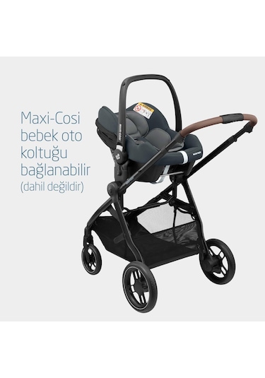 Maxi-Cosi Zelia3 2in1 Portbebeye Dönüşebilen Bebek Arabası Essential Graphite