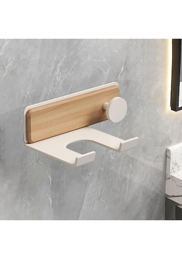 Suntek Saç Kurutma Makinesi Standı Tutucu Depolama Rafı Banyo