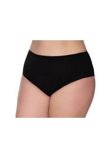 12 Adet Sedef Yıldız Bayan Ribana Bato İnce Lastik Külot 1047 Siyah