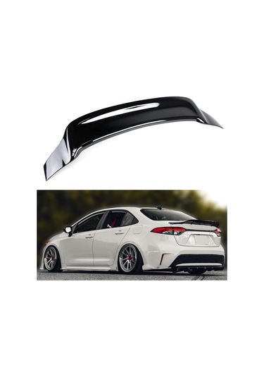 Autogp Toyota Corolla Bagaj Üstü Spoiler Jdm Siyah Boyalı 2019+ Bg-ty21 01 021