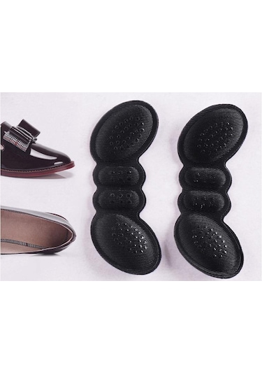 Ayakkabı Daraltan Ped Ayak Topuk Vurma Önleyici Sünger 6 MM Siyah