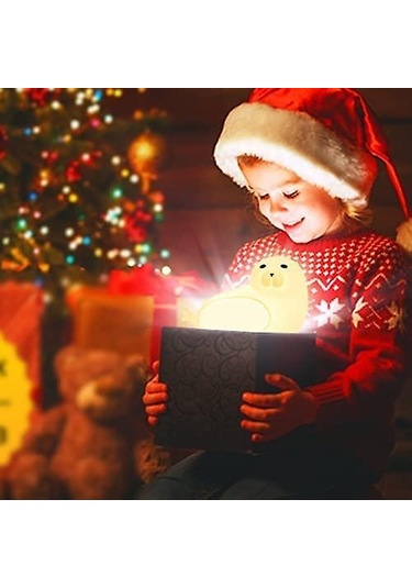 Çocuk Odası Gece Lambası, Sevimli Doğum Günü Hediyesi Lambası Erkek Kız Bebek Hayvan Gece Lambası Deniz Aslanı Diğer