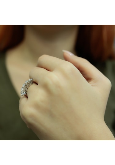 Lova F Renk 0,83 Karat Pırlanta Beştaş Yüzük - 1050223