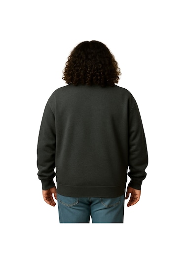 Erkek Büyük Beden 122-158 Kilo Arası İçin Uygun Pamuklu Geniş Kalıp Dik Yaka Fermuarlı Sweat Mont Antrasit Erkek Büyük Beden 122-158 Kilo Arası İçin Uygun Pamuklu Geniş Kalıp Dik Yaka Fermuarlı Sweat Mont Antrasit