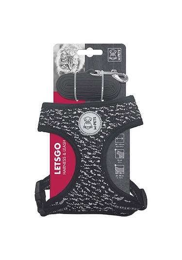 M-pets Letsgo Kedi Göğüs Tasması Seti 30-42 Cm 244-58024.01