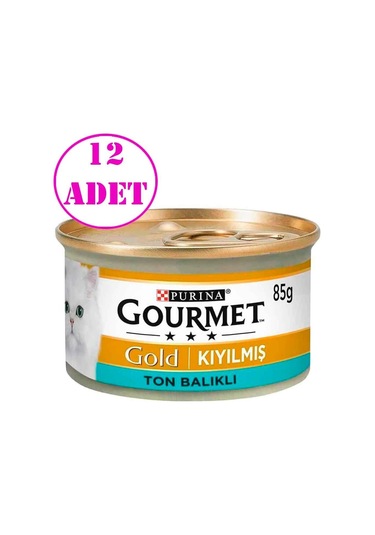 Gourmet Gold Kıyılmış Ton Balıklı Kedi Konservesi 85 Gr 12 Ad