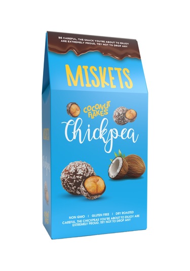 Bitter Çikolata Ve Hindistan Cevizi Kaplamalı Leblebi Draje 80 Gr