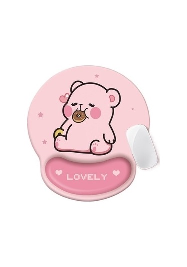 Primepickings Bilek Pedi 3d Sevimli Kız Büyük Silikon Kalınlaştırılmış Oyun Bilgisayar Ofis Boyutu: 250x220m