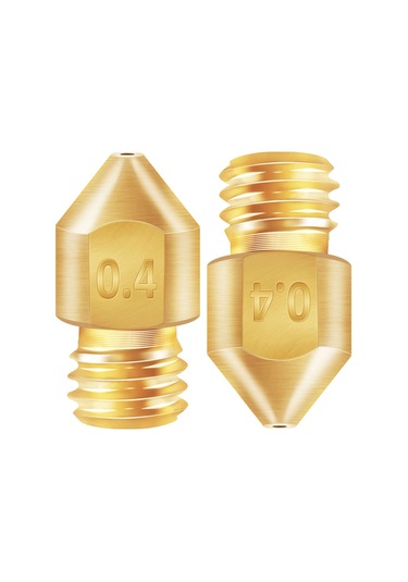 Moveevo Mk8 Bakır Nozzle, 0.4mm Çap, 1.75mm Filament İçin, 6 Adet Paketli 3d Yazıcı Aksesuarı
