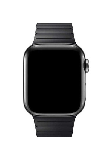 iOs Watch Uyumlu 40mm  Krd-35 Metal Kordon-gri