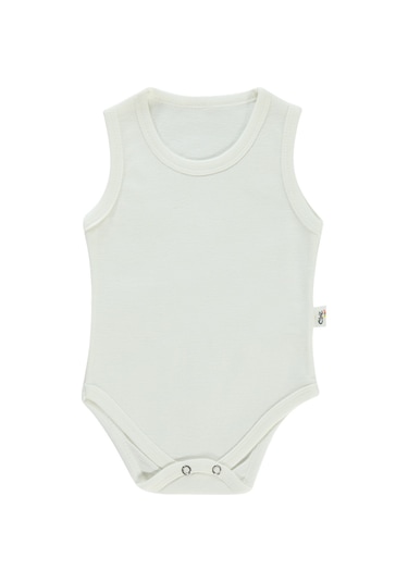 Civil Baby Bebek Çıtçıtlı Badi 1-3 Yaş Beyaz 14k31202523w3 Beyaz