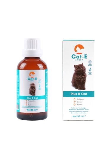 Amica Cat-e B Plus Kediler İçin Tüy Sağlını Multivitamin Damla