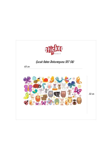 Çocuk Odası Sticker Set A